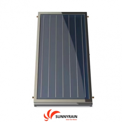 COPPER AND ALUMINIUM FLAT PLATE SOLAR COLLECTOR